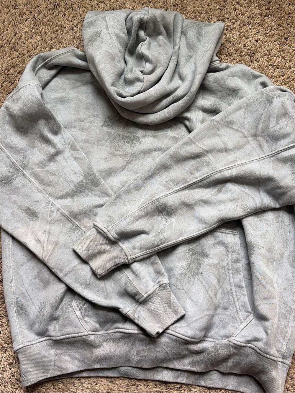 Abercrombie & Fitch Blue Camo Hoodie